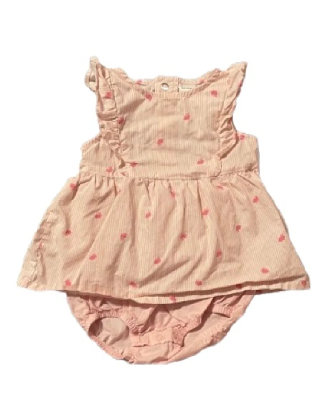 Carter's Pink Baby Dress with Bloomers     Size 9 Months